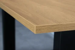 Bureaus^Huisenthuis Aanbouwtafel Ergonoma Eiken Eiken, Zwart
