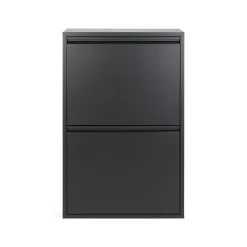Woonaccessoires^Huisenthuis Afvalscheider Albert Zwart 4-bakken