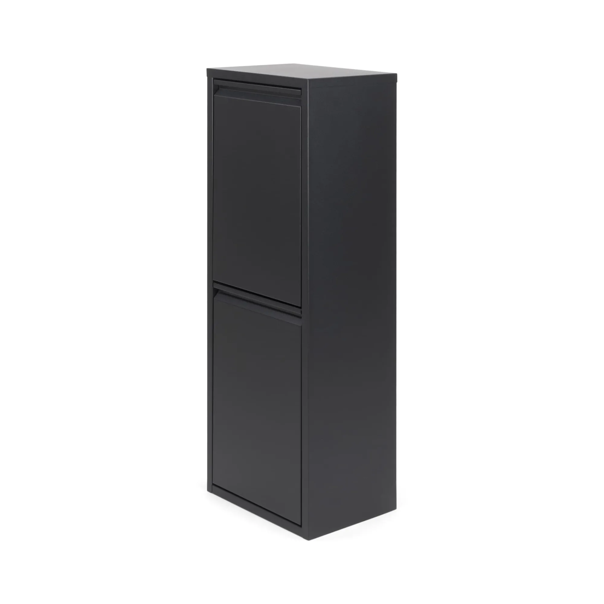 Woonaccessoires^Huisenthuis Afvalscheider Albert Zwart 2-bakken