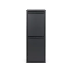 Woonaccessoires^Huisenthuis Afvalscheider Albert Zwart 2-bakken