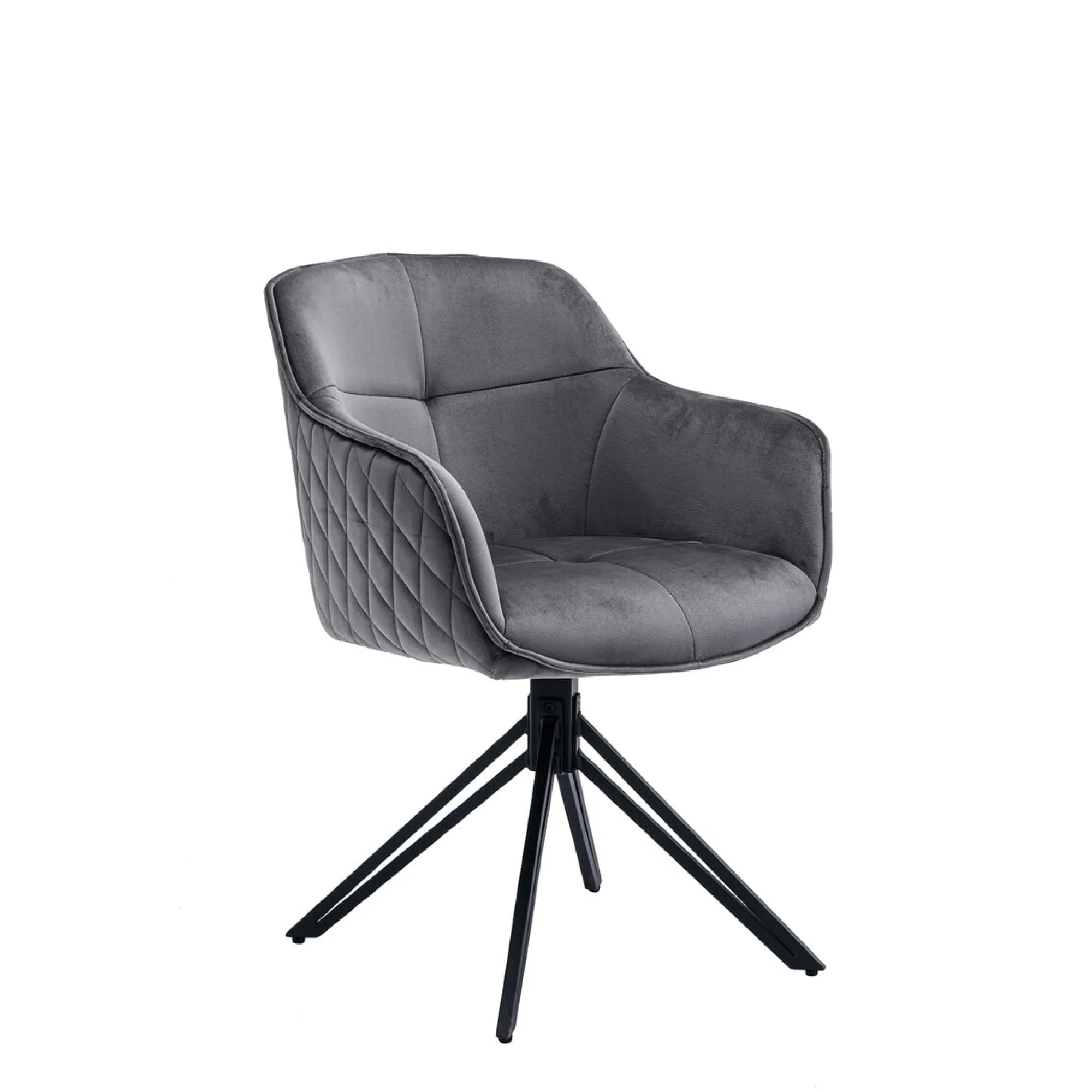 Eetkamerstoelen^Huisenthuis Armstoel Adele Grijs