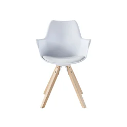 Eetkamerstoelen^Huisenthuis Armstoel Billie – Set van 2 Wit