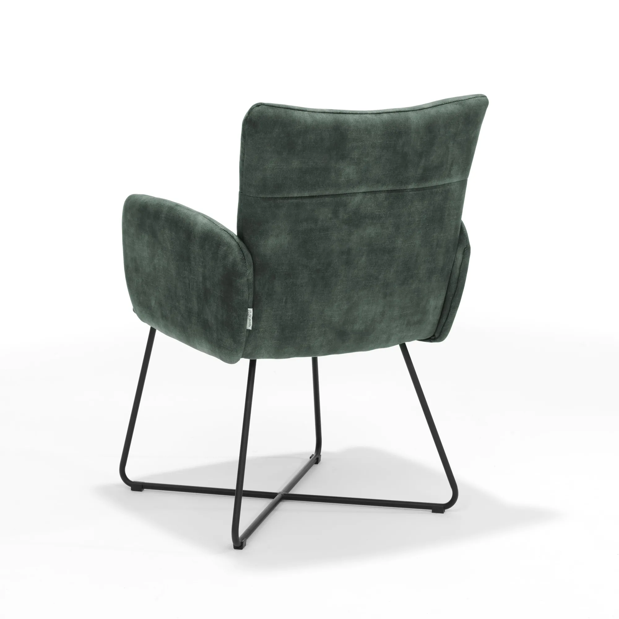 Eetkamerstoelen^Huisenthuis Armstoel Elisa – Set van 2 Groen