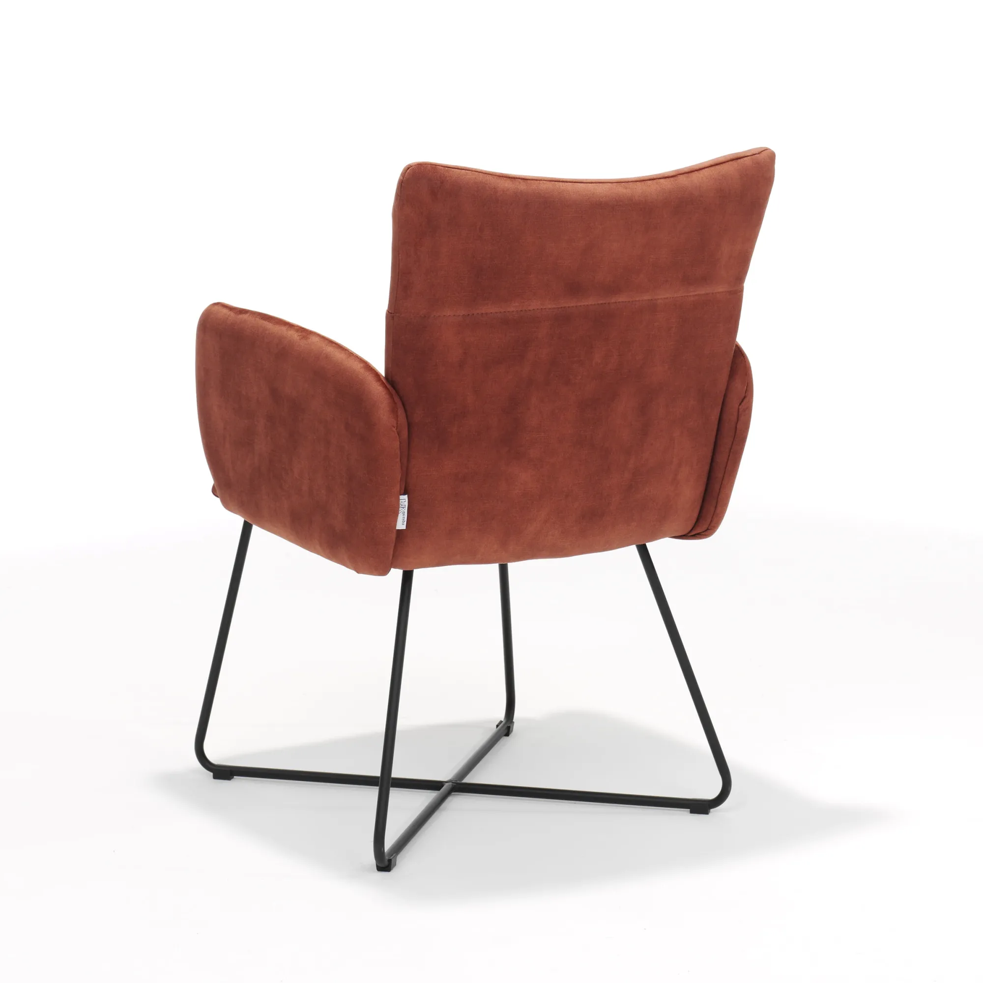 Eetkamerstoelen^Huisenthuis Armstoel Elisa – Set van 2 Oranje