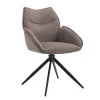 Eetkamerstoelen^Huisenthuis Armstoel Famke Peper – Set van 2
