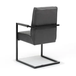 Eetkamerstoelen^Huisenthuis Armstoel Floor – Set van 2 Antraciet