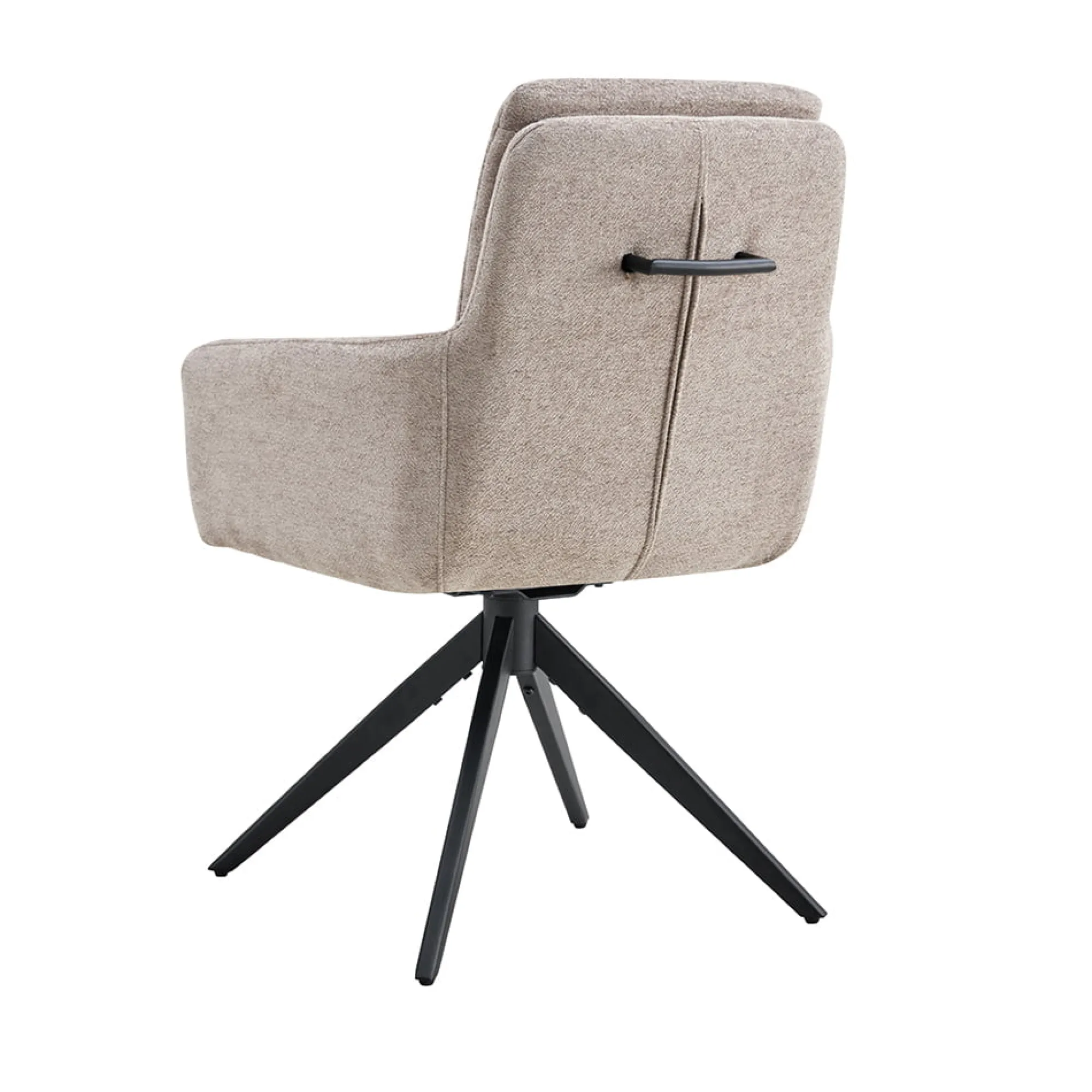 Eetkamerstoelen^Huisenthuis Armstoel Irma Lichtgrijs – Set van 2