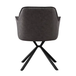 Eetkamerstoelen^Huisenthuis Armstoel Jan Bouclé – Set van 2 Lichtgrijs