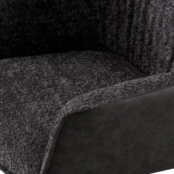 Eetkamerstoelen^Huisenthuis Armstoel Jan Bouclé – Set van 2 Lichtgrijs