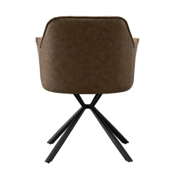 Eetkamerstoelen^Huisenthuis Armstoel Jan Bouclé – Set van 2 Zand