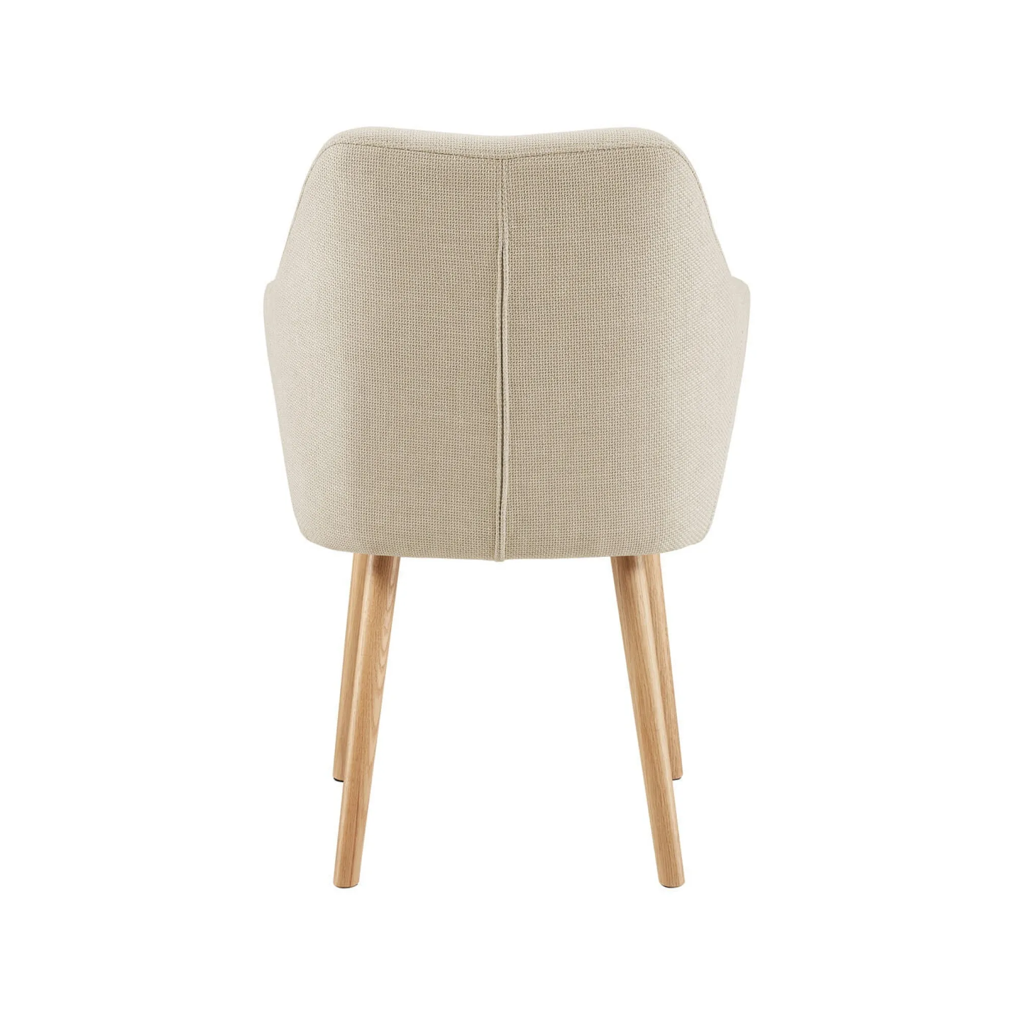 Eetkamerstoelen^Huisenthuis Armstoel Jonne Beige