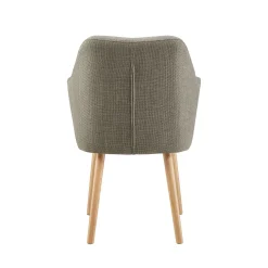 Eetkamerstoelen^Huisenthuis Armstoel Jonne Bruin