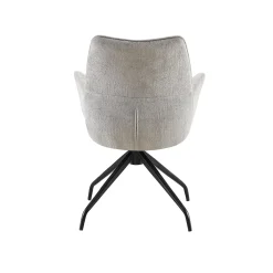 Eetkamerstoelen^Huisenthuis Armstoel Nestor Grijs – Set van 2