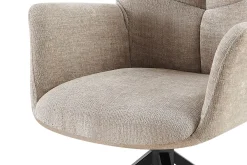 Eetkamerstoelen^Huisenthuis Armstoel Nestor Zand – Set van 2