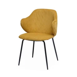 Eetkamerstoelen^Huisenthuis Armstoel Novi – Set van 2 Goud