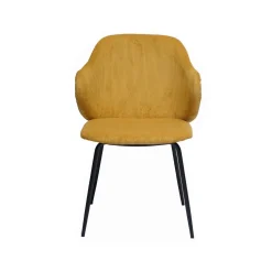 Eetkamerstoelen^Huisenthuis Armstoel Novi – Set van 2 Goud