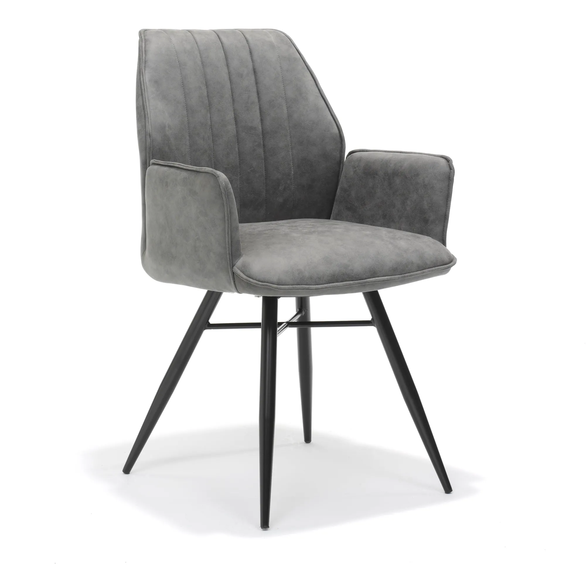 Eetkamerstoelen^Huisenthuis Armstoel Puk Steel