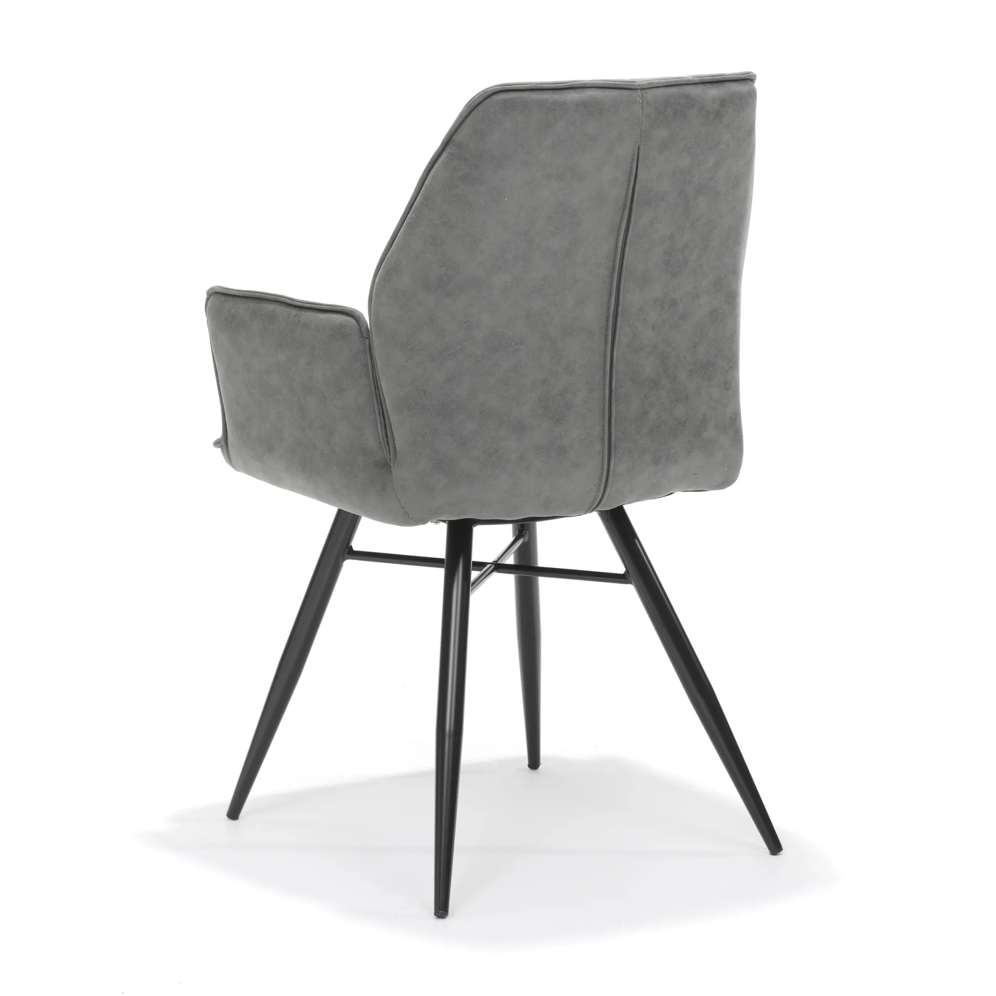 Eetkamerstoelen^Huisenthuis Armstoel Puk Steel