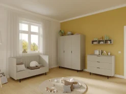 Peuterbedden^Huisenthuis Babybed Elias Grijs