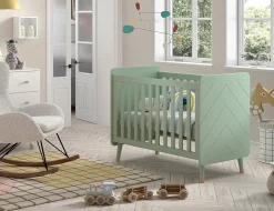 Babyledikanten^Huisenthuis Babybed Eline Groen