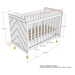 Babyledikanten^Huisenthuis Babybed Eline Groen