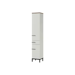 Badkamerkasten^Huisenthuis Badkamer kolomkast Serpa 190 cm Kasjmier Walnoot