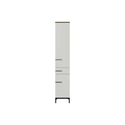 Badkamerkasten^Huisenthuis Badkamer kolomkast Serpa 190 cm Kasjmier Walnoot