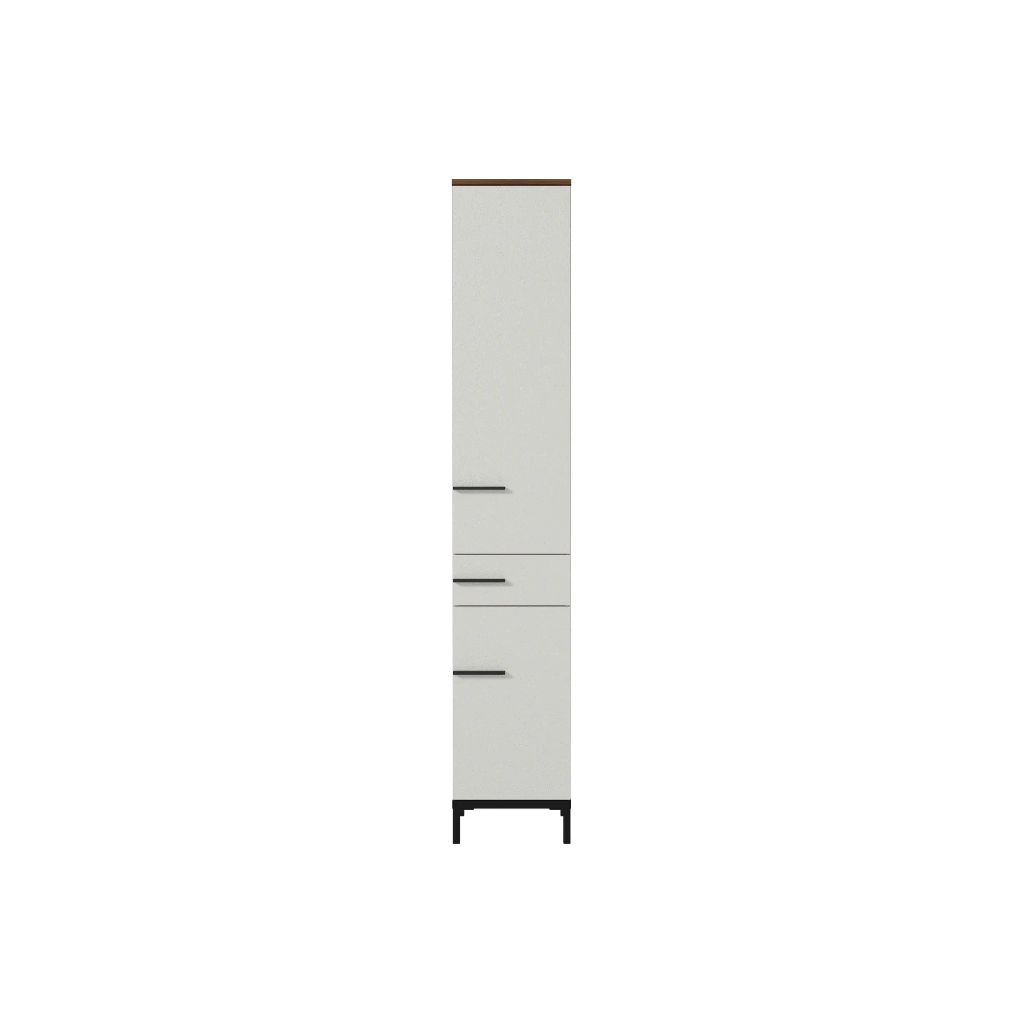 Badkamerkasten^Huisenthuis Badkamer kolomkast Serpa 190 cm Kasjmier Walnoot