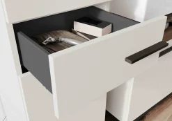 Badkamerkasten^Huisenthuis Badkamer kolomkast Serpa 190 cm Kasjmier Walnoot