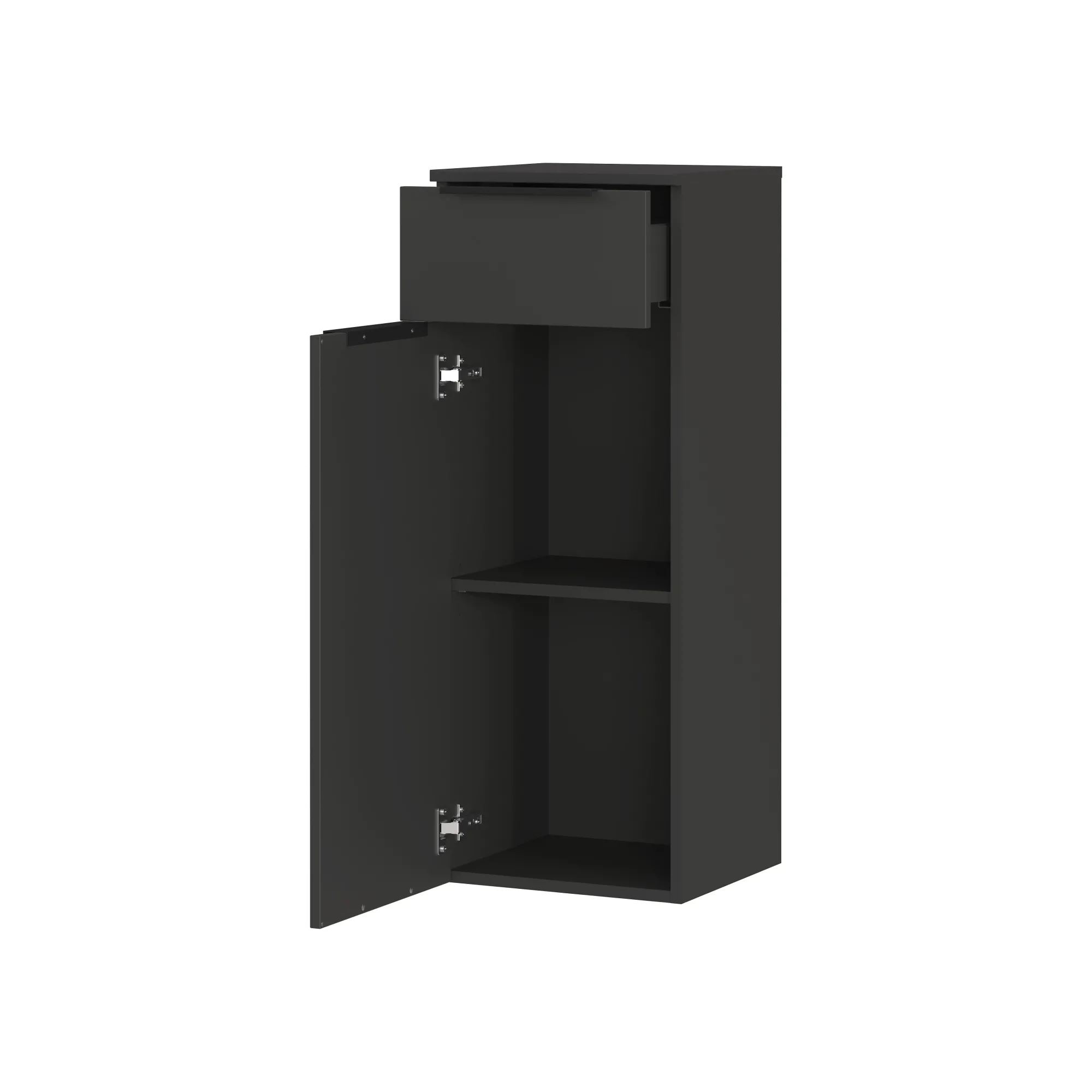 Badkamerkasten^Huisenthuis Badkamer Kolomkast Waldorf Grafiet 93 cm
