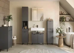 Badkamerkasten^Huisenthuis Badkamer kolomkast Zadar 190 cm Grafiet
