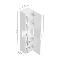 Badkamerkasten^Huisenthuis Badkamerkast Phoenix 150 cm Eiken