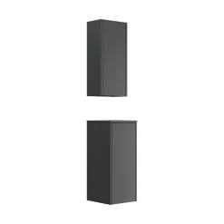 Badkamerkasten^Huisenthuis Badkamerkast Phoenix 71 cm – Set van 2 Grafiet