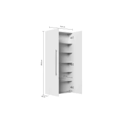 Badkamerkasten^Huisenthuis Badkamerkast Thor 70 cm Wit