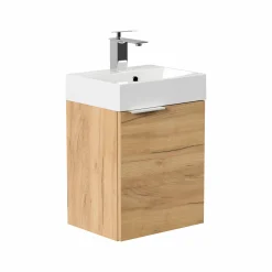 Wastafelkasten^Huisenthuis Badmeubel Annecy 40 cm Eiken