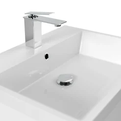 Wastafelkasten^Huisenthuis Badmeubel Dallas Hoogglans 60 cm Wit