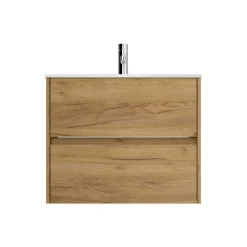 Wastafelkasten^Huisenthuis Badmeubel Phoenix 70 cm Eiken
