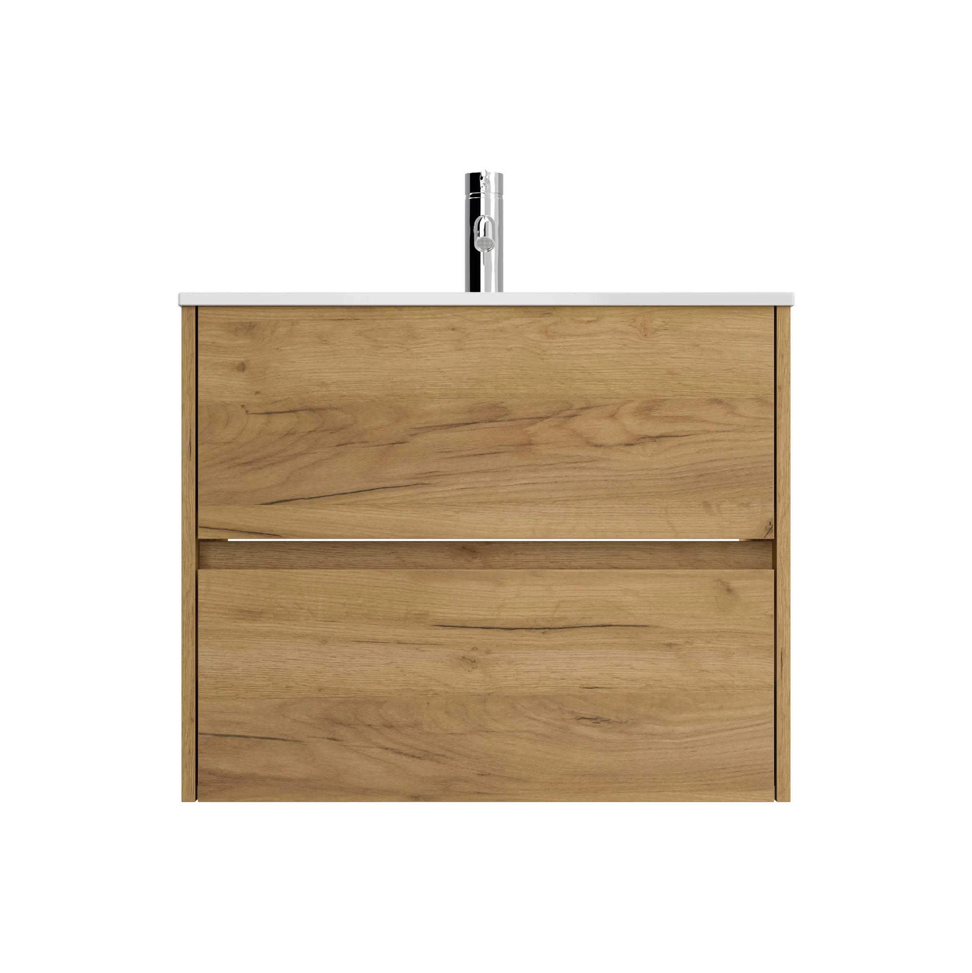 Wastafelkasten^Huisenthuis Badmeubel Phoenix 70 cm Eiken