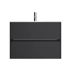 Wastafelkasten^Huisenthuis Badmeubel Phoenix 80 cm Grafiet