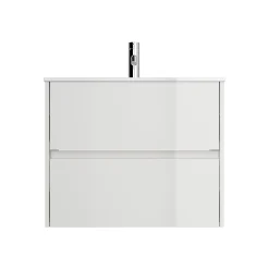 Wastafelkasten^Huisenthuis Badmeubel Phoenix Hoogglans 70 cm Wit