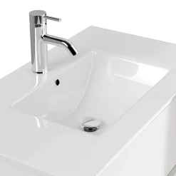 Wastafelkasten^Huisenthuis Badmeubel Phoenix Hoogglans 80 cm Wit