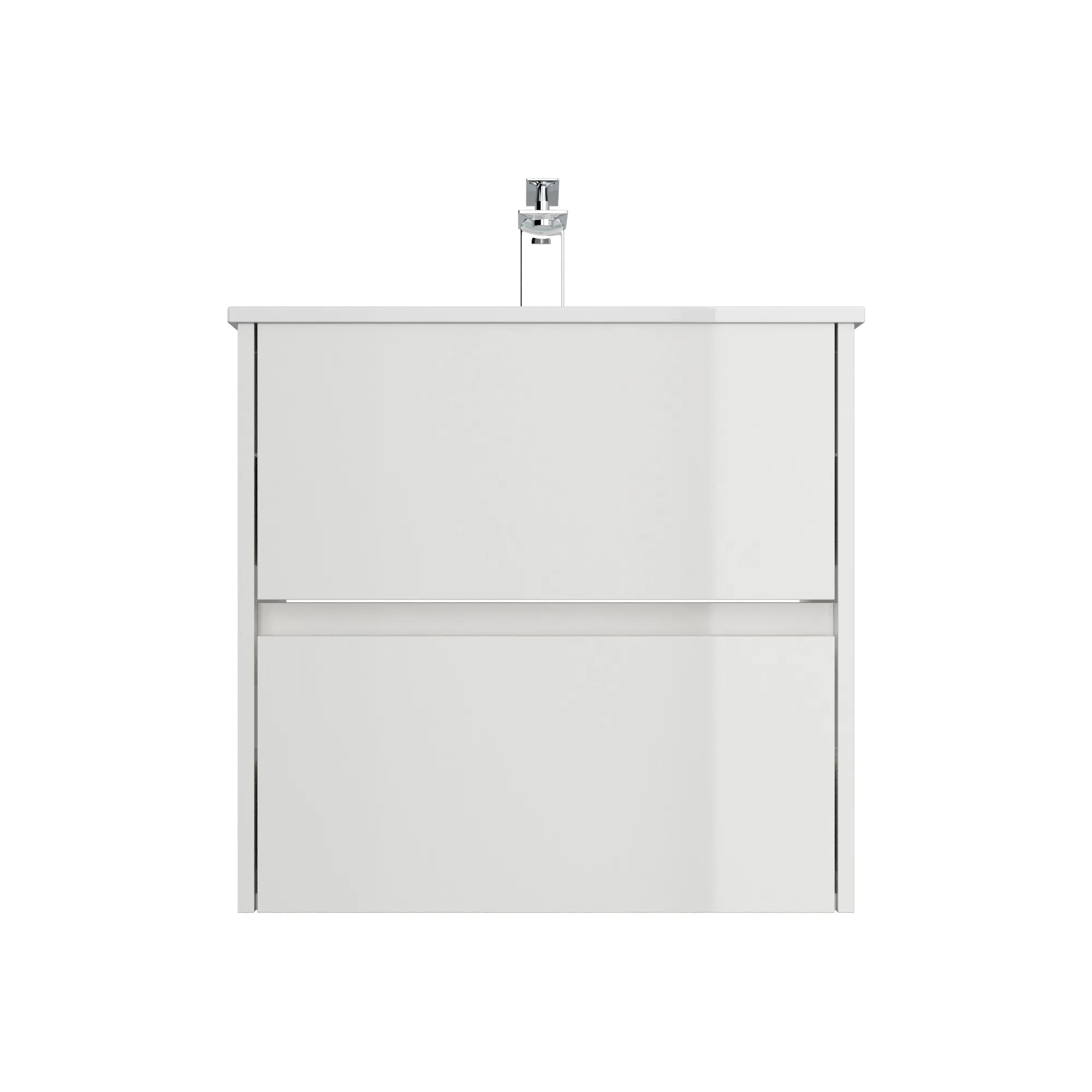 Wastafelkasten^Huisenthuis Badmeubel Phoenix Hoogglans 60 cm Wit
