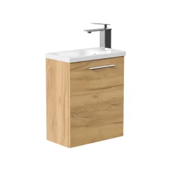 Wastafelkasten^Huisenthuis Badmeubel Tunis 40 cm Eiken