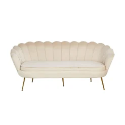 Banken^Huisenthuis Bank Chanelle Velvet 180 cm Beige