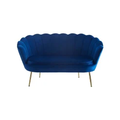 Banken^Huisenthuis Bank Chanelle Velvet 136 cm Donkerblauw