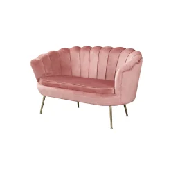 Banken^Huisenthuis Bank Chanelle Velvet 136 cm Roze