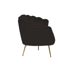 Banken^Huisenthuis Bank Chanelle Velvet 180 cm Zwart