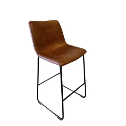Barkrukken^Huisenthuis Barkruk Andrew – Set van 2 Cognac