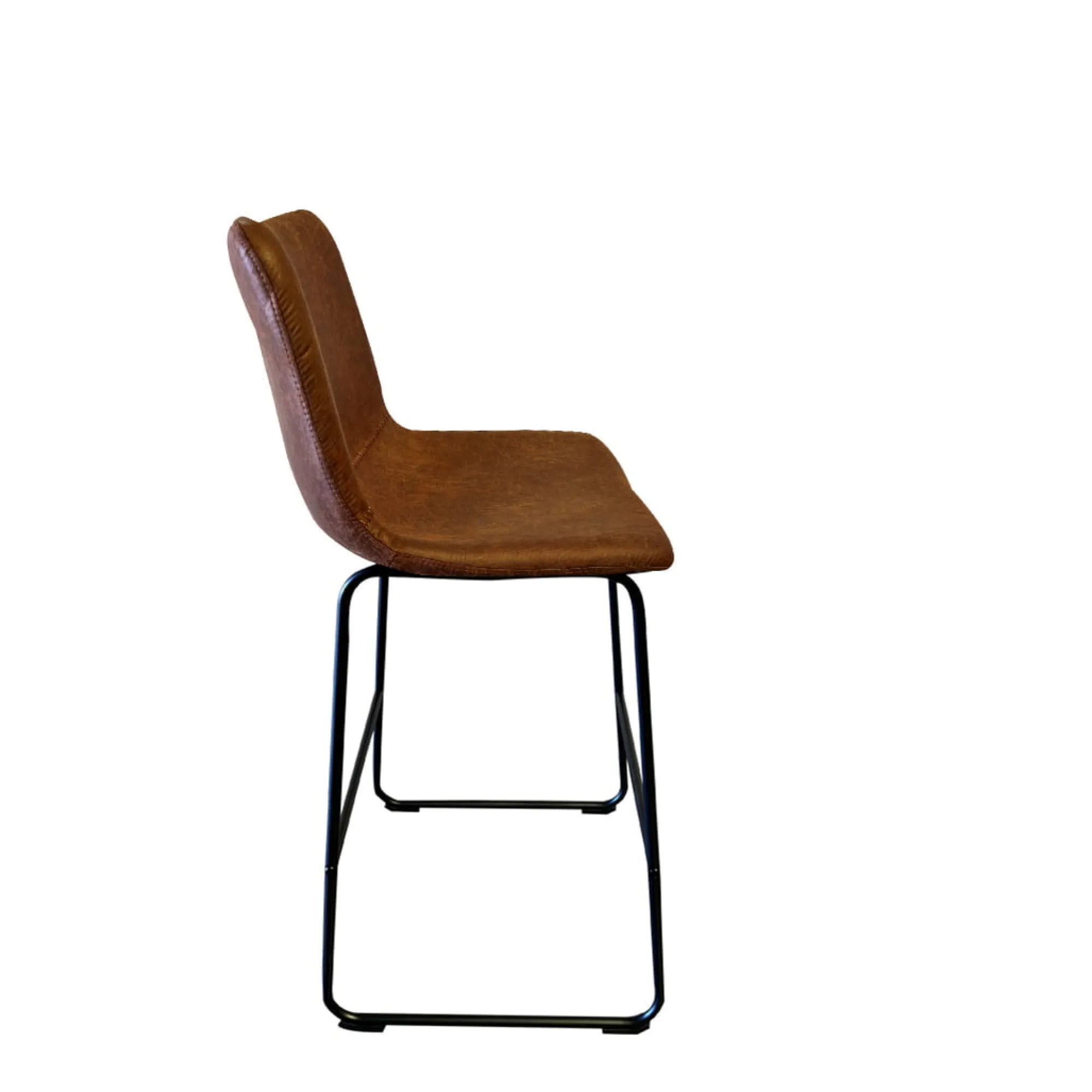 Barkrukken^Huisenthuis Barkruk Andrew – Set van 2 Cognac