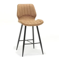 Barkrukken^Huisenthuis Barkruk Arvin – Set van 2 Cognac